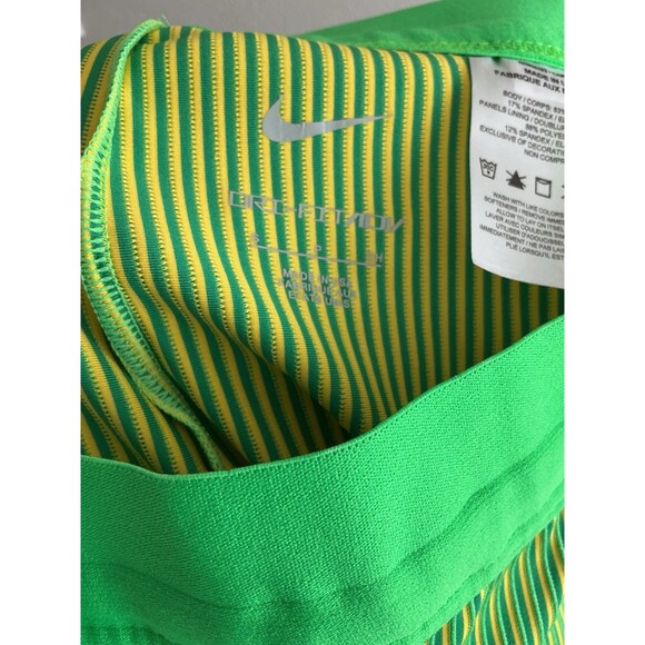 Nike Pro Elite Track Tights Made in USA Green Yellow Brazil DV4059-000 Women’s S - Picture 5 of 7